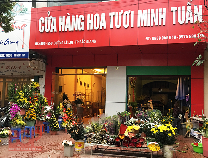 biển hiệu cửa hàng hoa